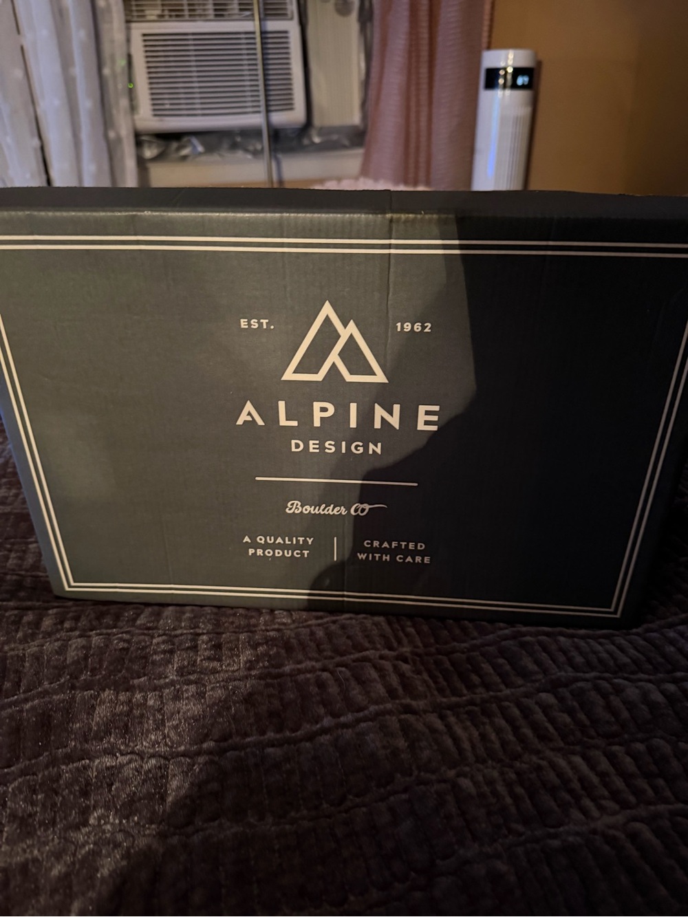 Alpine Design Black and Cream Ankle Boots Box